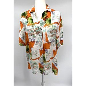 Urban Outfitters Wish You Were Here Hawaiin Shirt Size XS